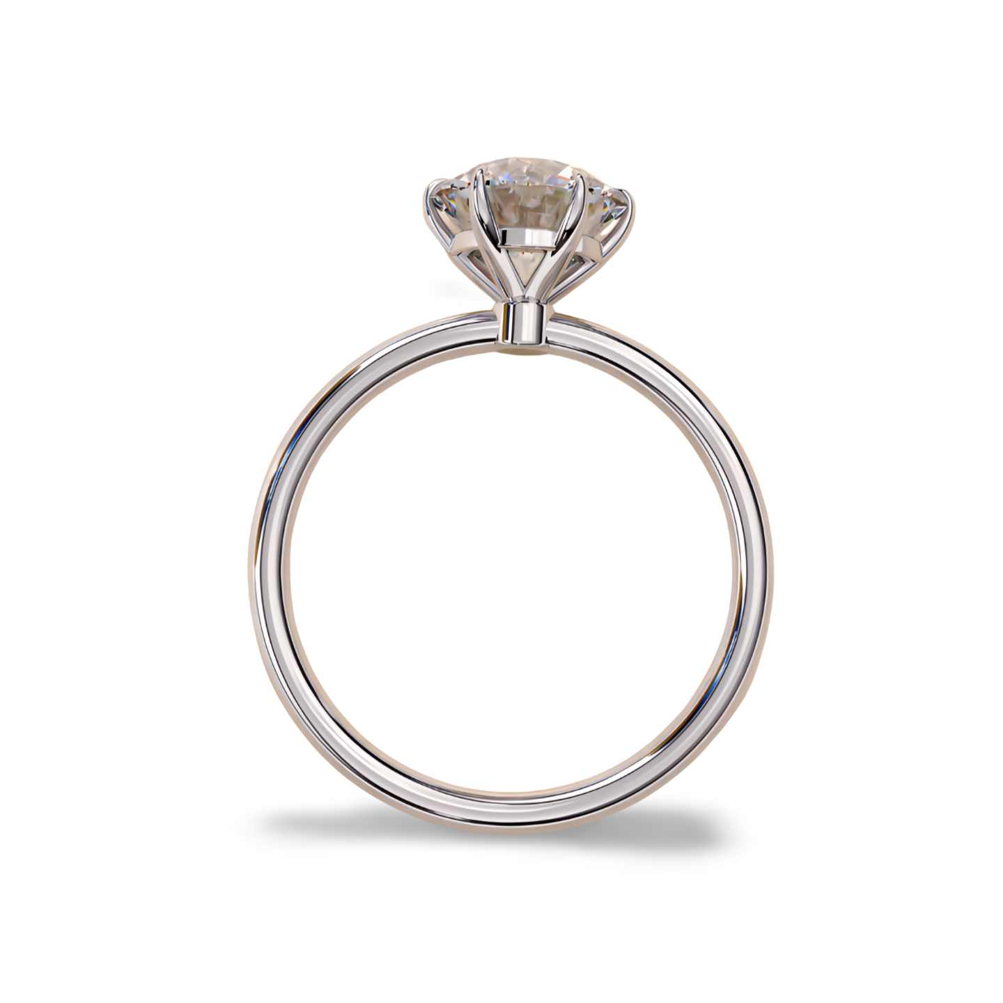 LGD Round Solitaire (2.00 cts) In 14K Gold  DCR-21