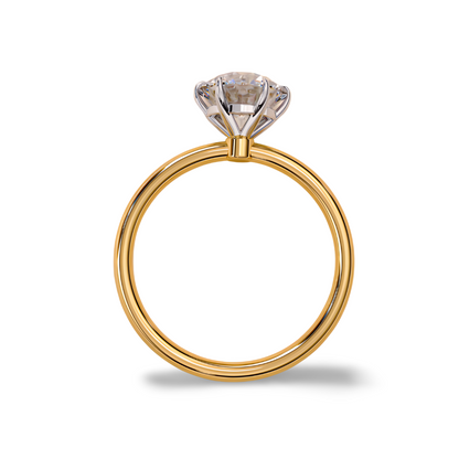 LGD Round Solitaire (2.00 cts) In 14K Gold  DCR-21