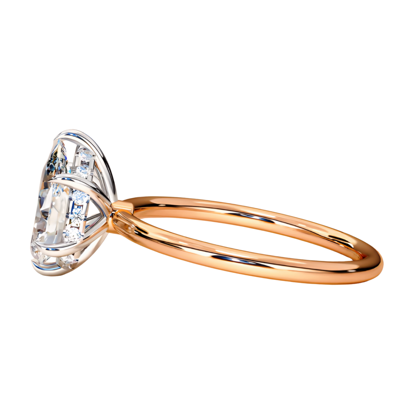 LGD Pear Solitaire (2.00 cts) In 14K Gold  DCR-20