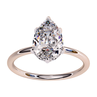 LGD Pear Solitaire (2.00 cts) In 14K Gold  DCR-20