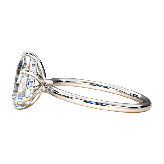 LGD Pear Solitaire (2.00 cts) In 14K Gold  DCR-20