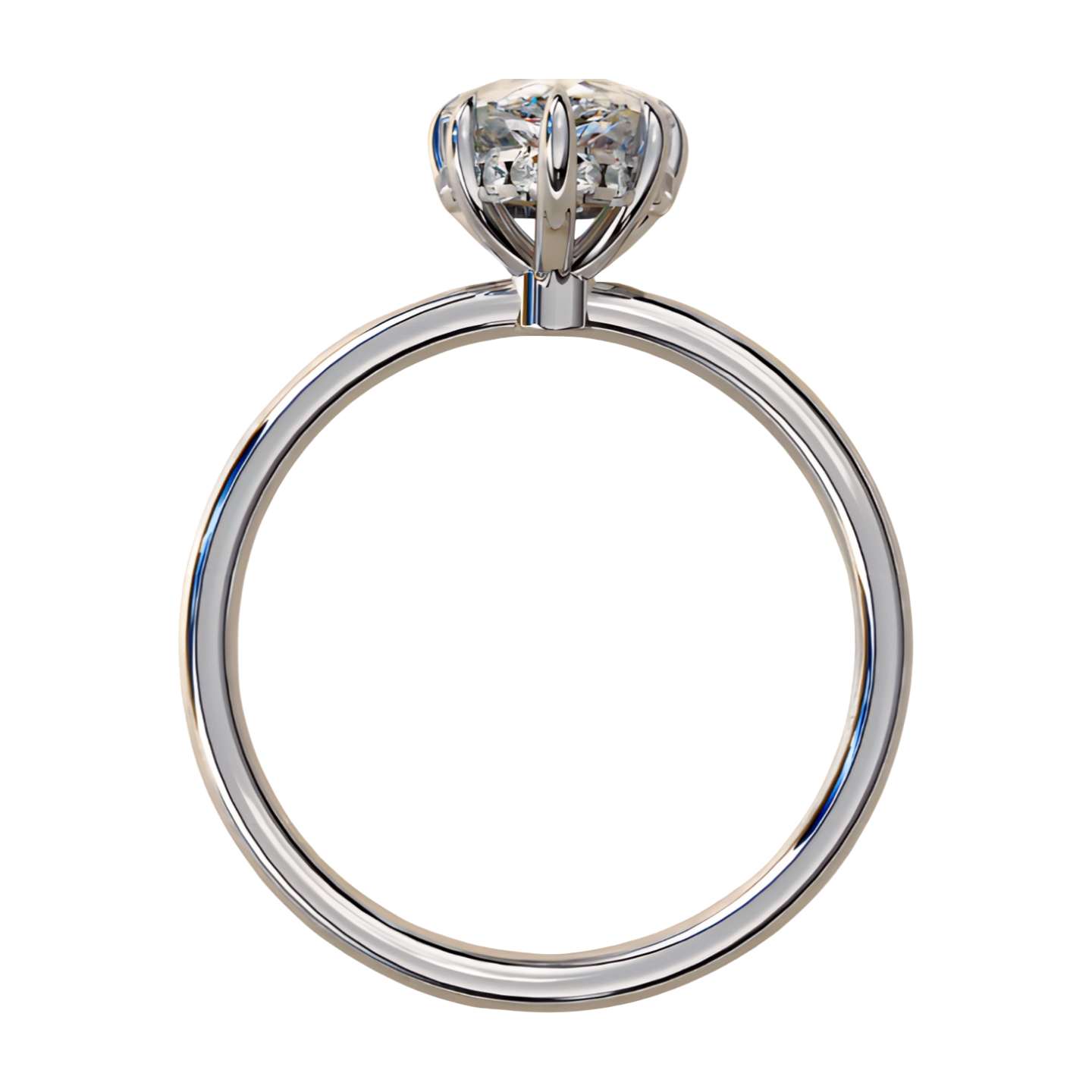 LGD Pear Solitaire (2.00 cts) In 14K Gold  DCR-20