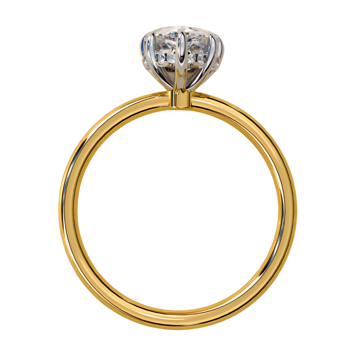 LGD Pear Solitaire (2.00 cts) In 14K Gold  DCR-20