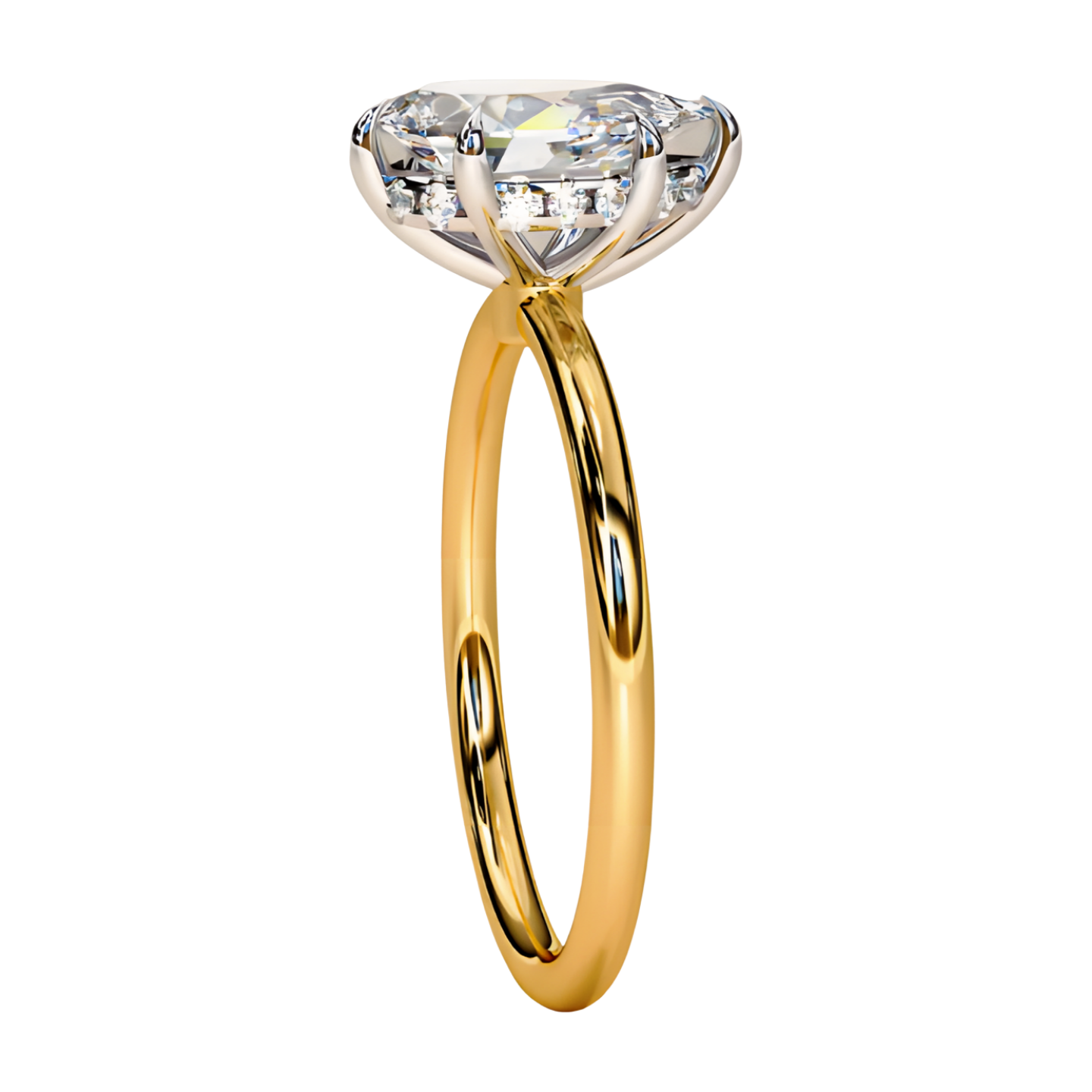 LGD Pear Solitaire (2.00 cts) In 14K Gold  DCR-20