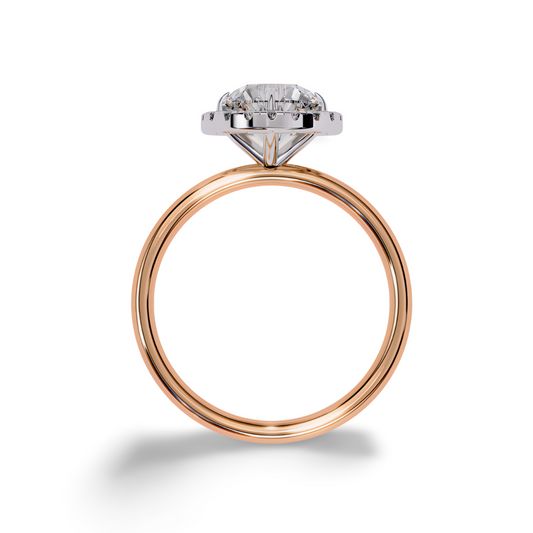 LGD ROUND Solitaire (2.10 cts) In 14K Gold  DCR-37
