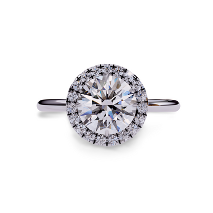 LGD ROUND Solitaire (2.10 cts) In 14K Gold  DCR-37
