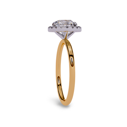 LGD ROUND Solitaire (2.10 cts) In 14K Gold  DCR-37