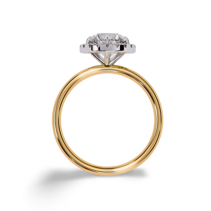 LGD ROUND Solitaire (2.10 cts) In 14K Gold  DCR-37