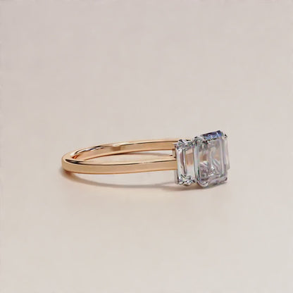 LGD Emerald Cut Lab Grown (1.40 Ct) in 14K Gold