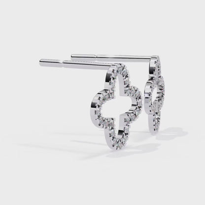 LGD Solitaire Ear Studs (0.25 cts) Round Stone DCER-10