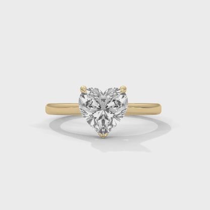 LGD HEART Solitaire (1.01 cts) In 14K Gold  DCR-36