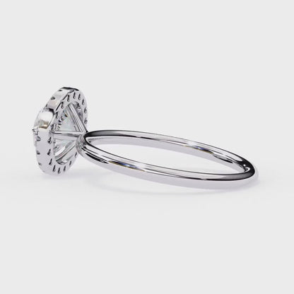 LGD ROUND Solitaire (2.10 cts) In 14K Gold  DCR-37